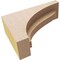 Ekena Millwork 3"W x 9"D x 6"H Classic Helena Rough Cedar Woodgrain TimberThane Corbel, Primed Tan CORUR03X09X06HELRCPR - alternate 6